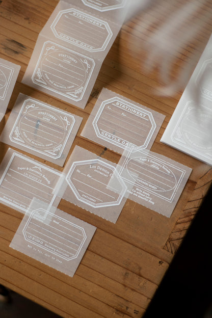 Loi Design Tracing Paper Memo Pad | Stationery Prescription Slip