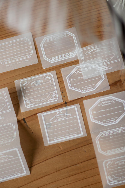 Loi Design Tracing Paper Memo Pad | Stationery Prescription Slip