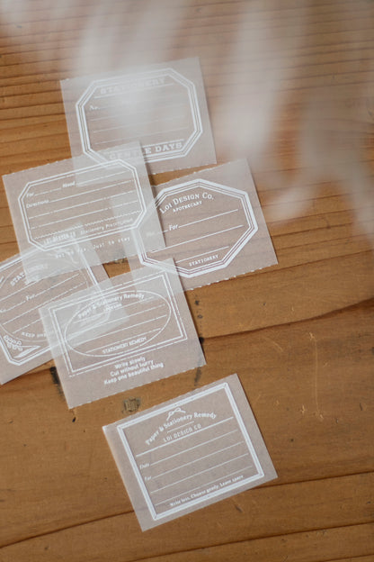 Loi Design Tracing Paper Memo Pad | Stationery Prescription Slip