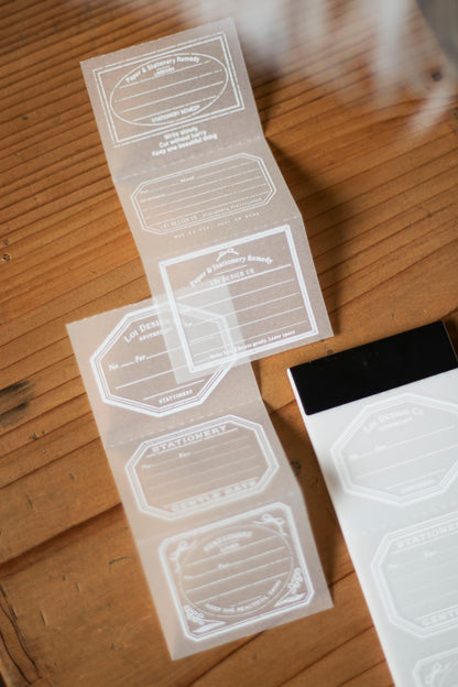 Loi Design Tracing Paper Memo Pad | Stationery Prescription Slip