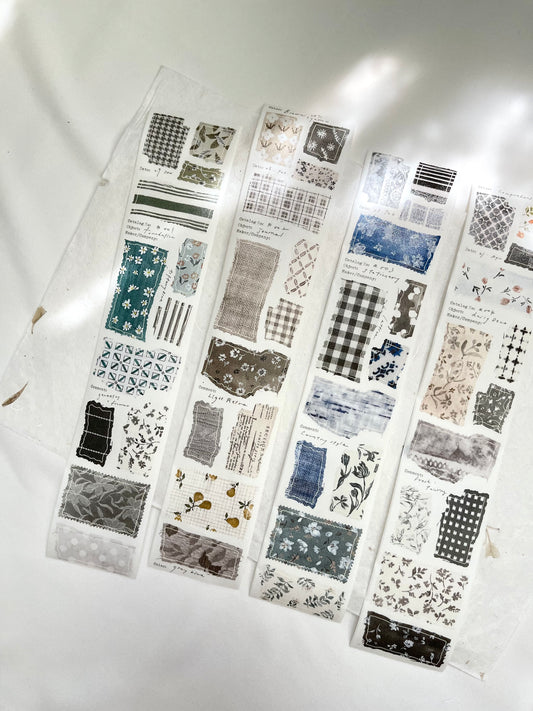 Die Cut Washi Tape | Cloth (5cm)