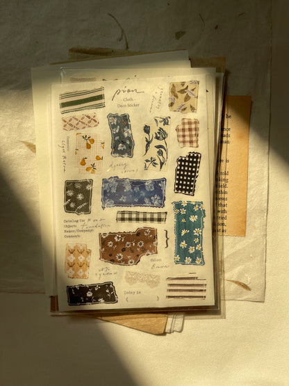 Washi Sticker | Cloth / Spring