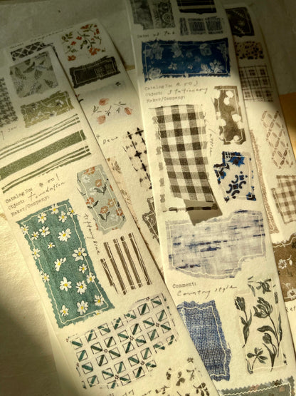 Kiss-cut Washi Tape | Cloth (5cm)