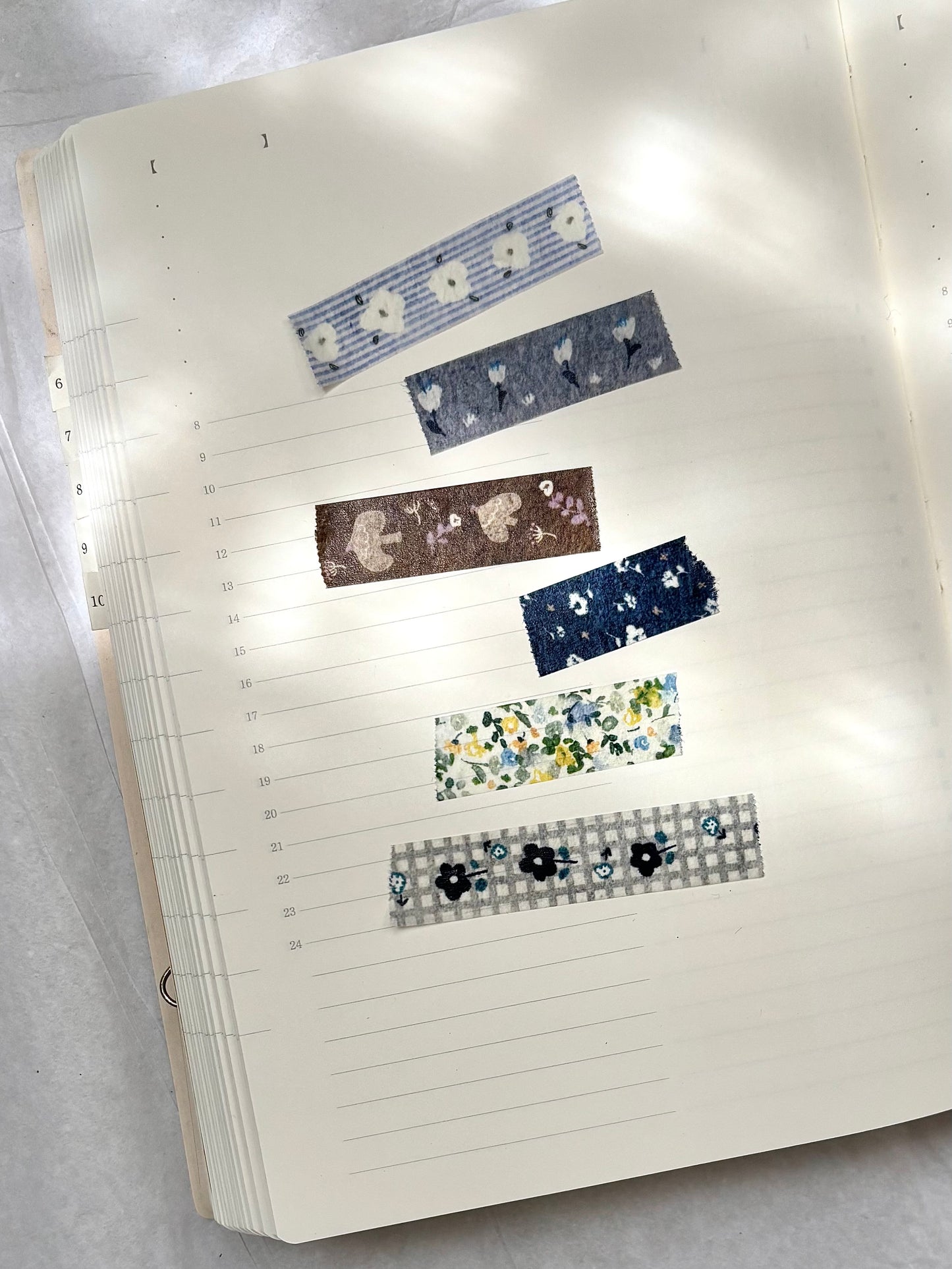 Washi Tape | Deco Tape 1 - 6 (1.5cm) (with options)