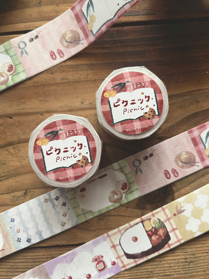 Breezy Studio Die-cut Memo Roll | Picnic (3cm)