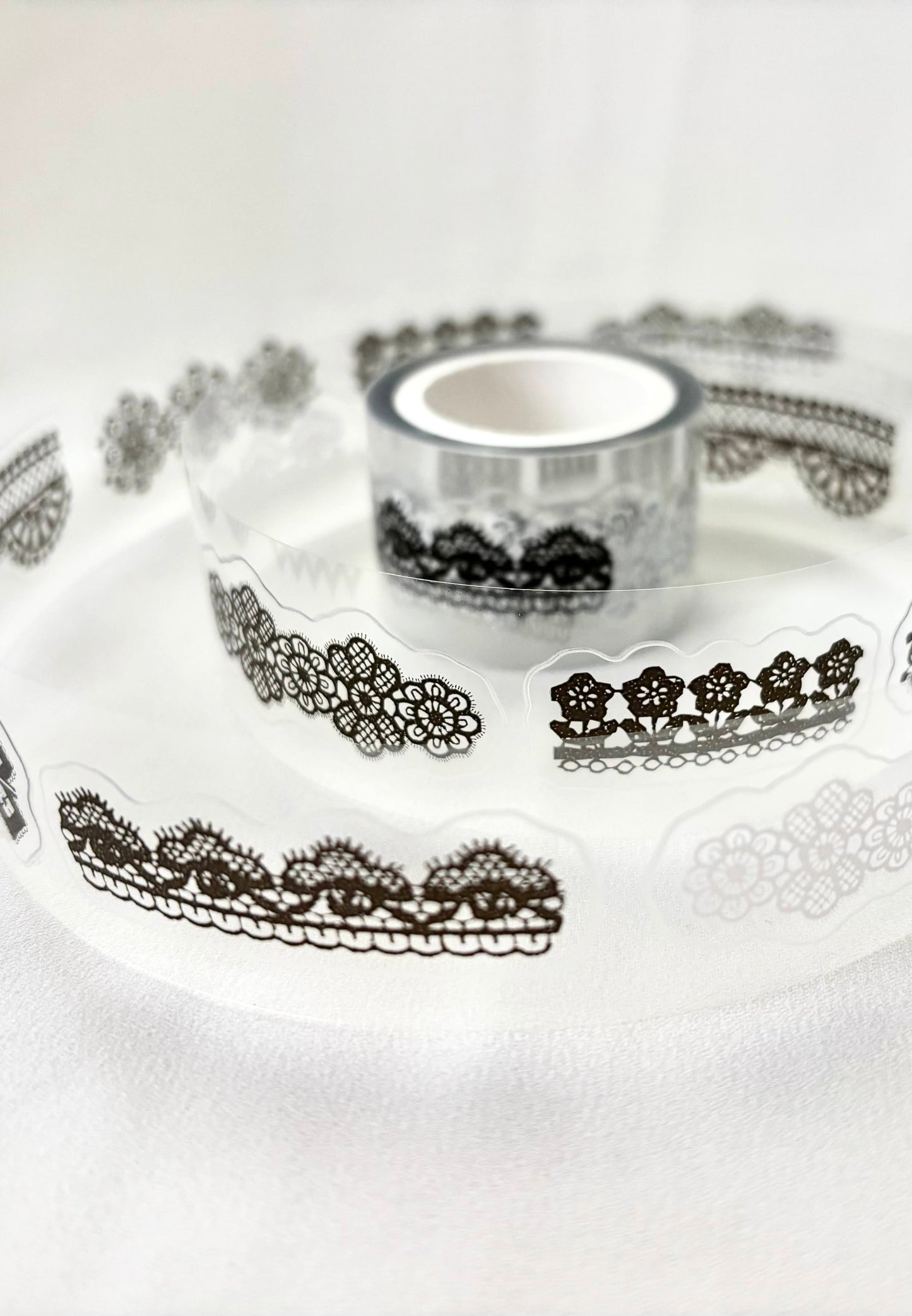 Kiss-cut Glossy PET Tape |  Lace (2.5cm)