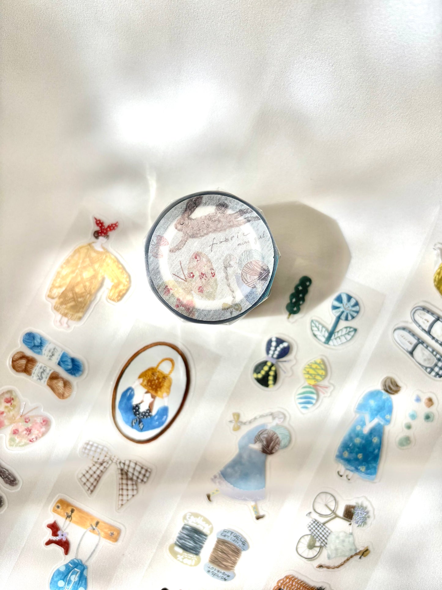 Kiss Cut Glossy PET Tape |  Fabric (3.5cm)