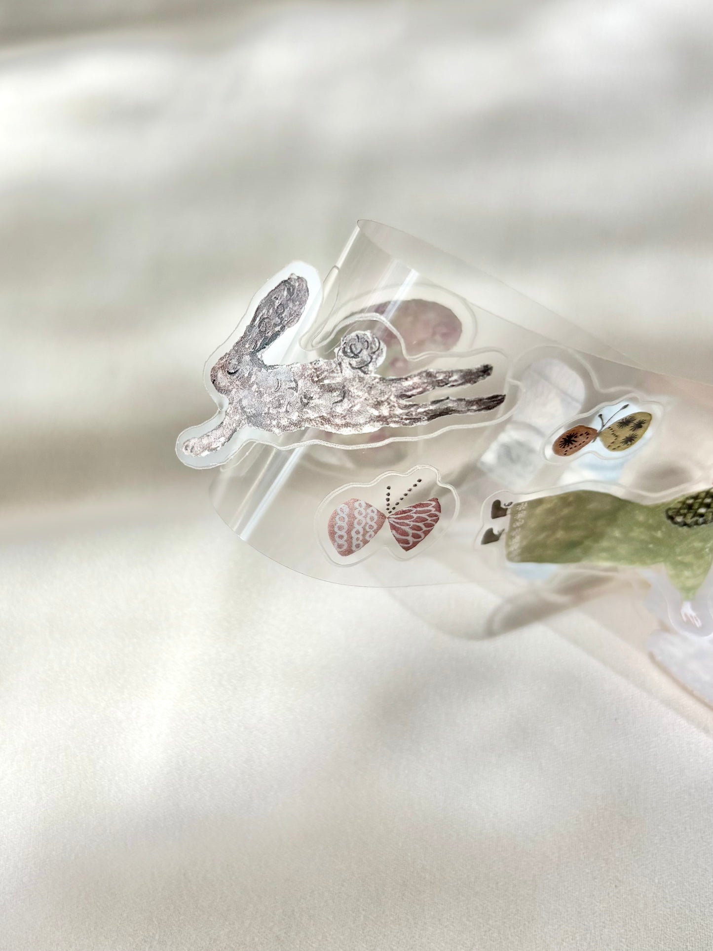 Kiss Cut Glossy PET Tape |  Fabric (3.5cm)