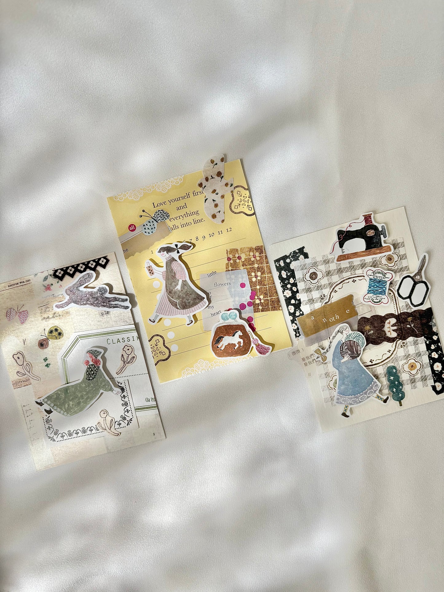 Kiss Cut Glossy PET Tape |  Fabric (3.5cm)