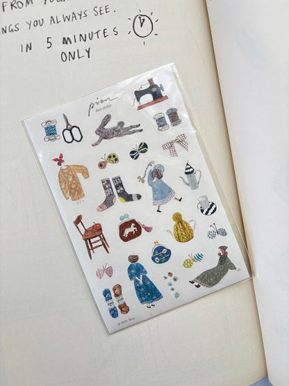 Washi Sticker | Walk / Fabric