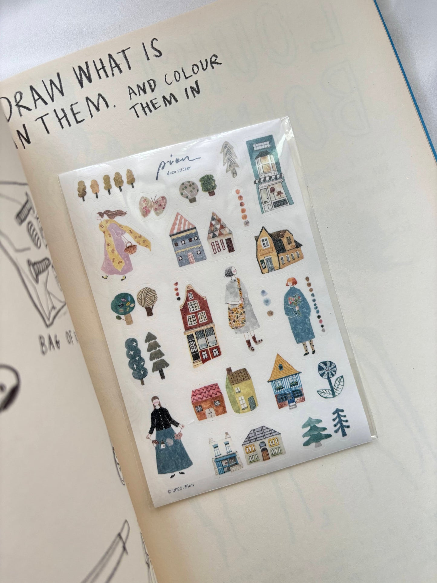 Washi Sticker | Walk / Fabric