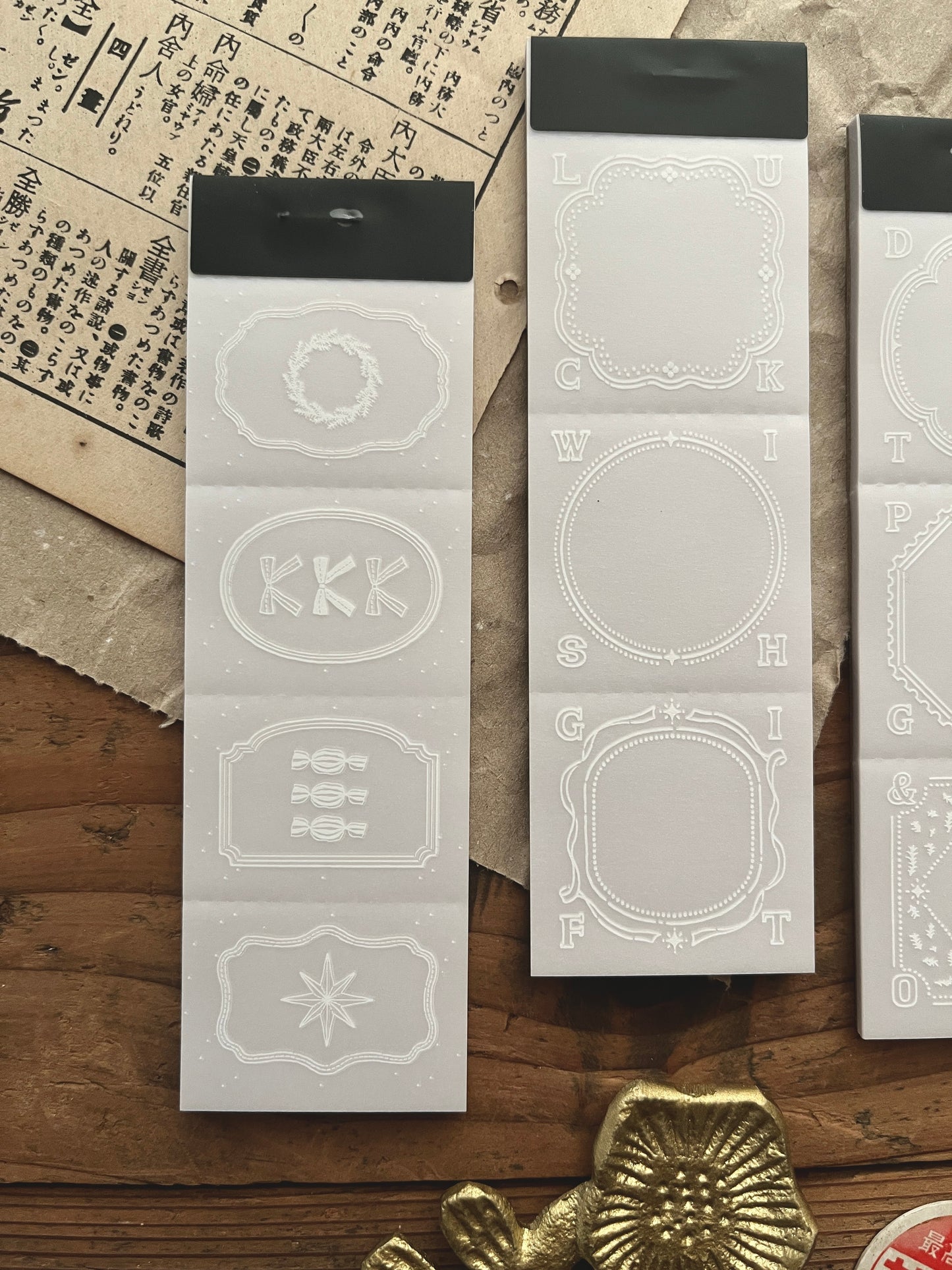 Breezy Studio Tracing Paper Pad | Wish / Date / Present (3 designs)