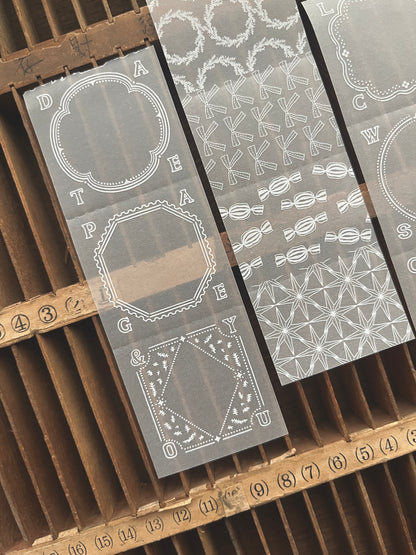Breezy Studio Tracing Paper Pad | Wish / Date / Present (3 designs)