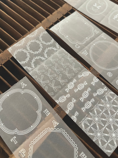 Breezy Studio Tracing Paper Pad | Wish / Date / Present (3 designs)