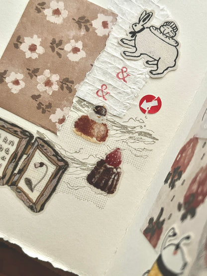 Breezy Studio Kiss-cut PET Tape | Tea Salon (3.5cm)