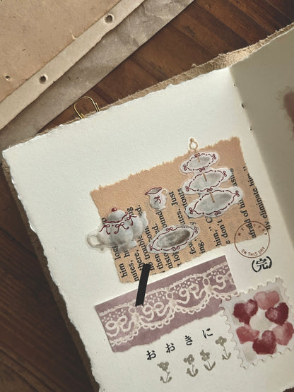 Breezy Studio Kiss-cut PET Tape | Tea Salon (3.5cm)