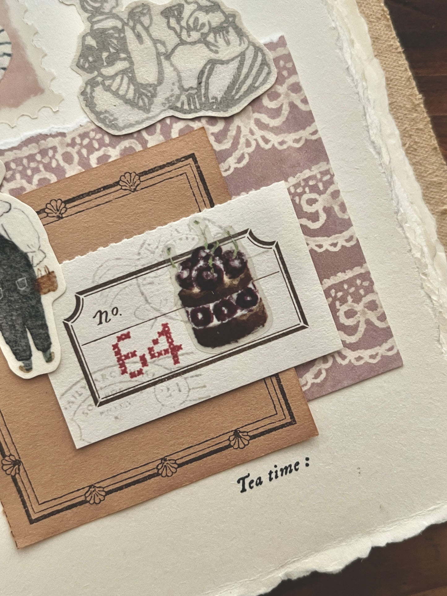 Breezy Studio Kiss-cut PET Tape | Tea Salon (3.5cm)