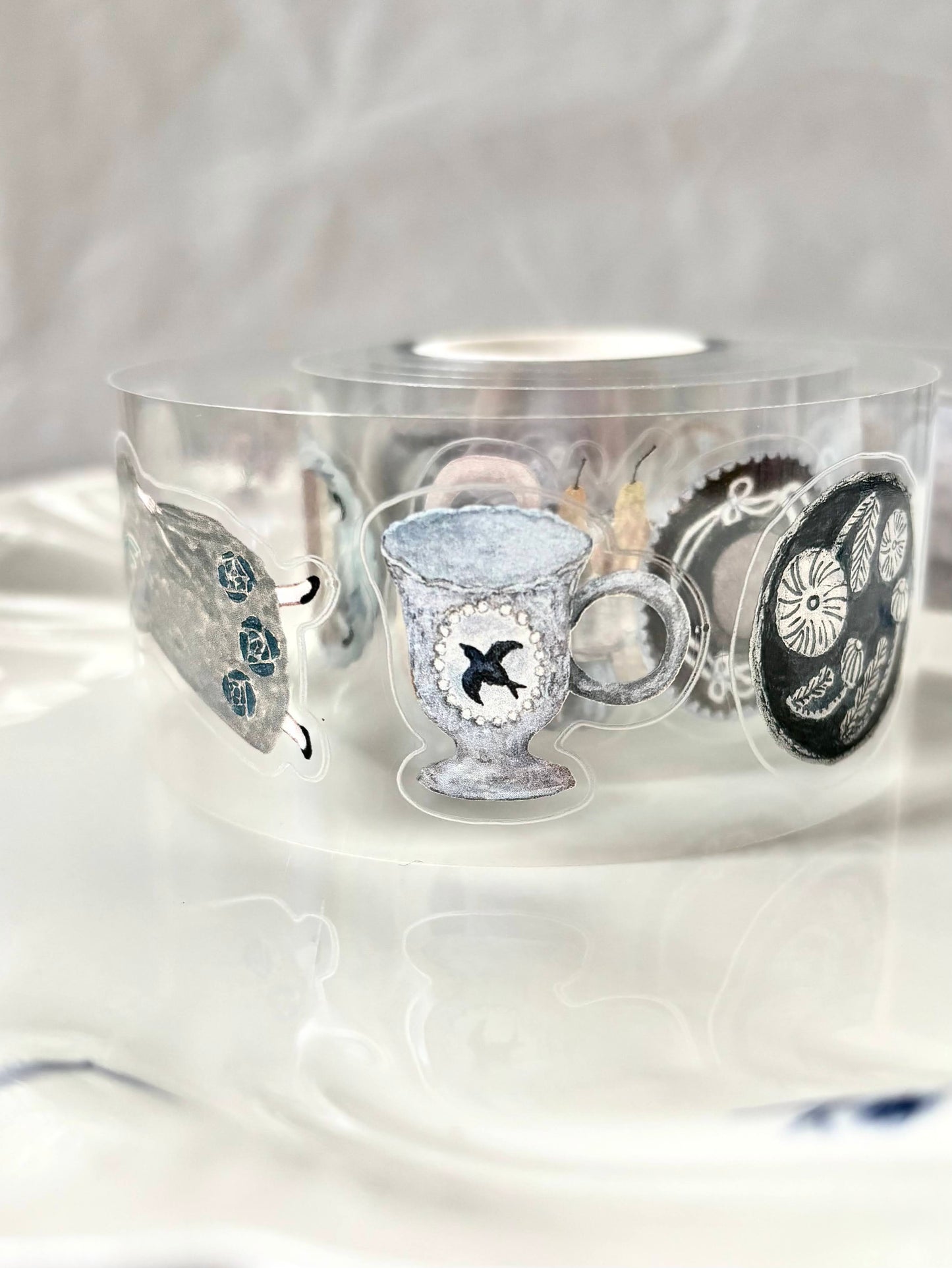 Kiss-cut Glossy PET Tape | Pottery (3.5cm)