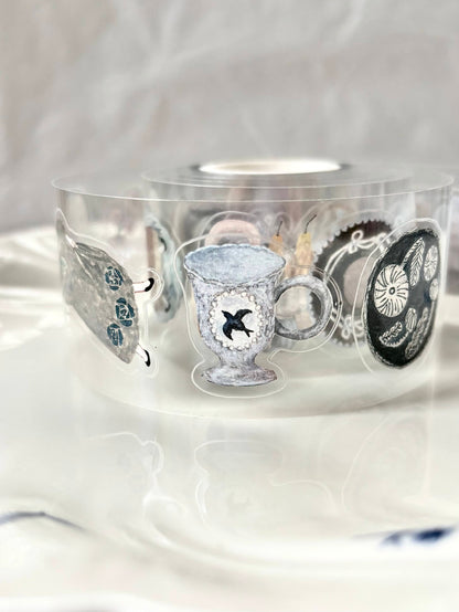 Kiss-cut Glossy PET Tape | Pottery (3.5cm)