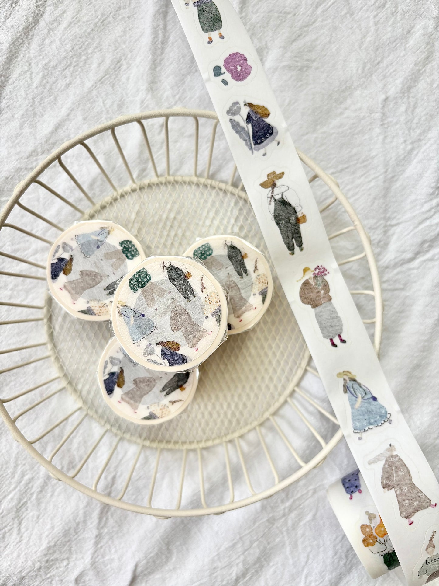 Kiss-cut Washi Tape | Artsy girl (2.5cm)