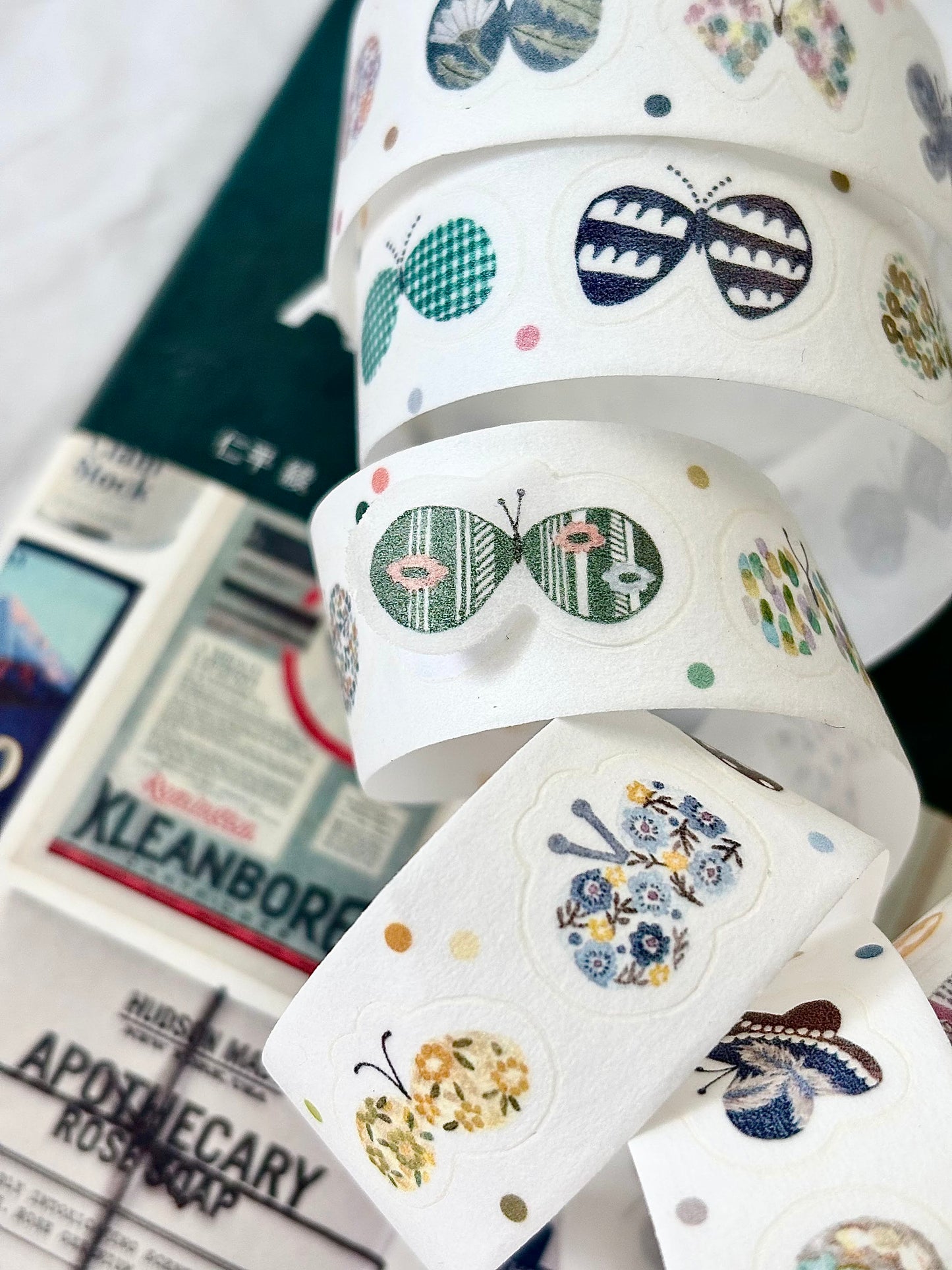 Kiss-cut Washi Tape | Butterfly (2cm)