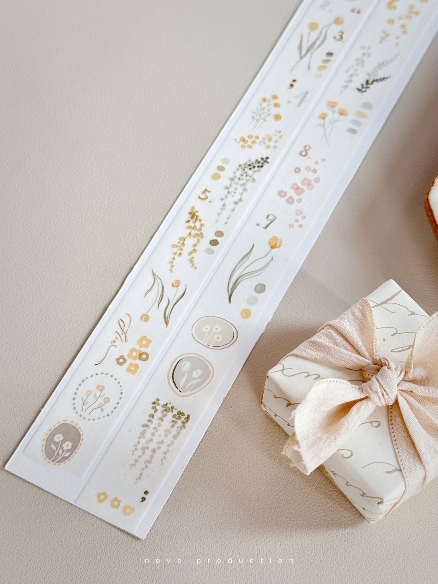 Kiss-cut Washi Tape | Flow (floral) (2cm)