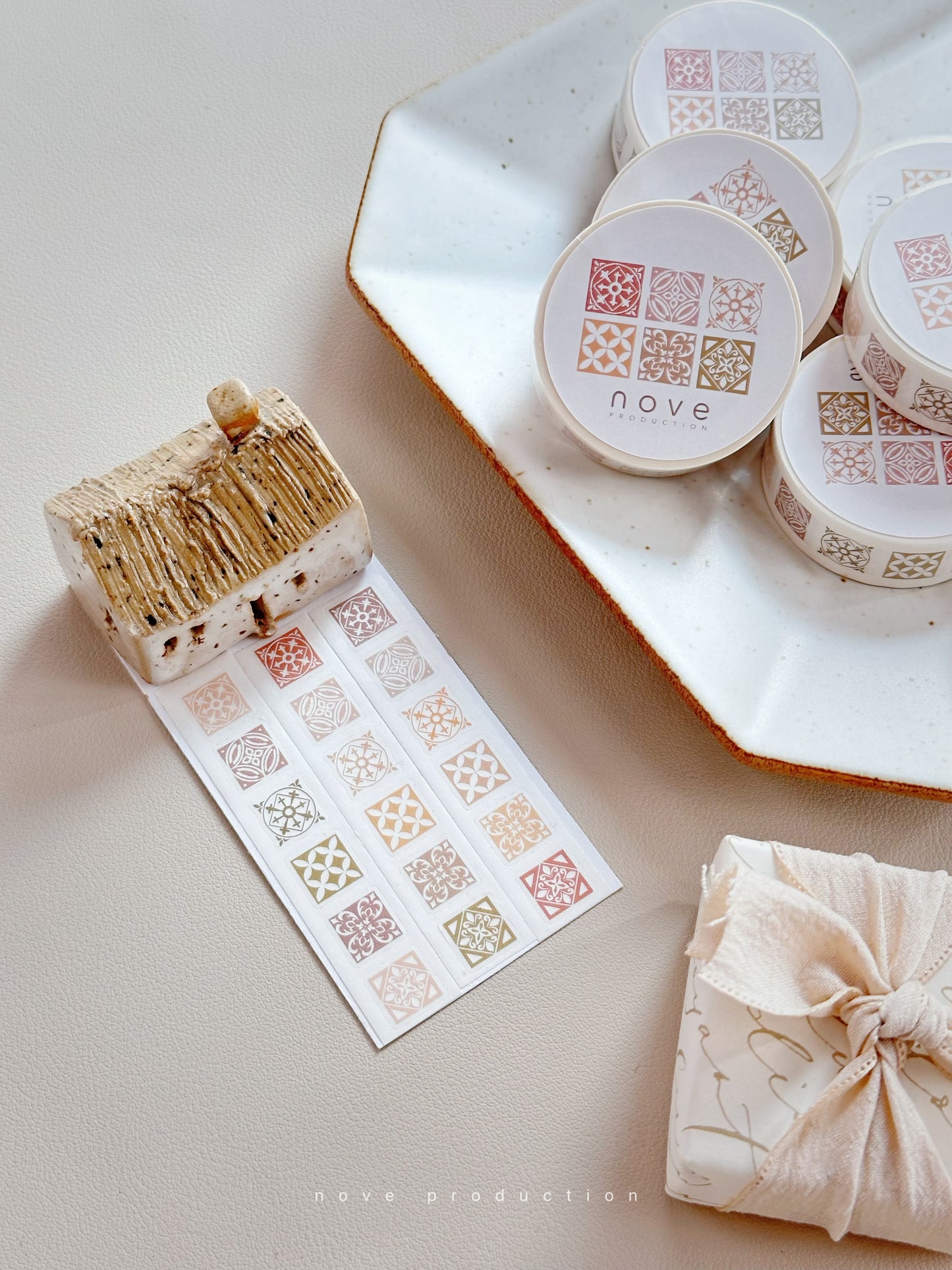 Kiss-cut Washi Tape | Tiles.01 / Tiles.02