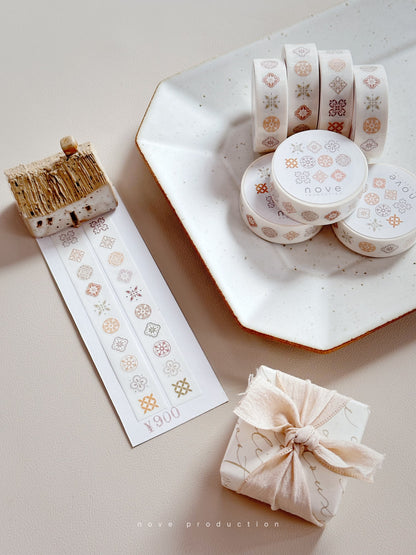 Kiss-cut Washi Tape | Tiles.01 / Tiles.02