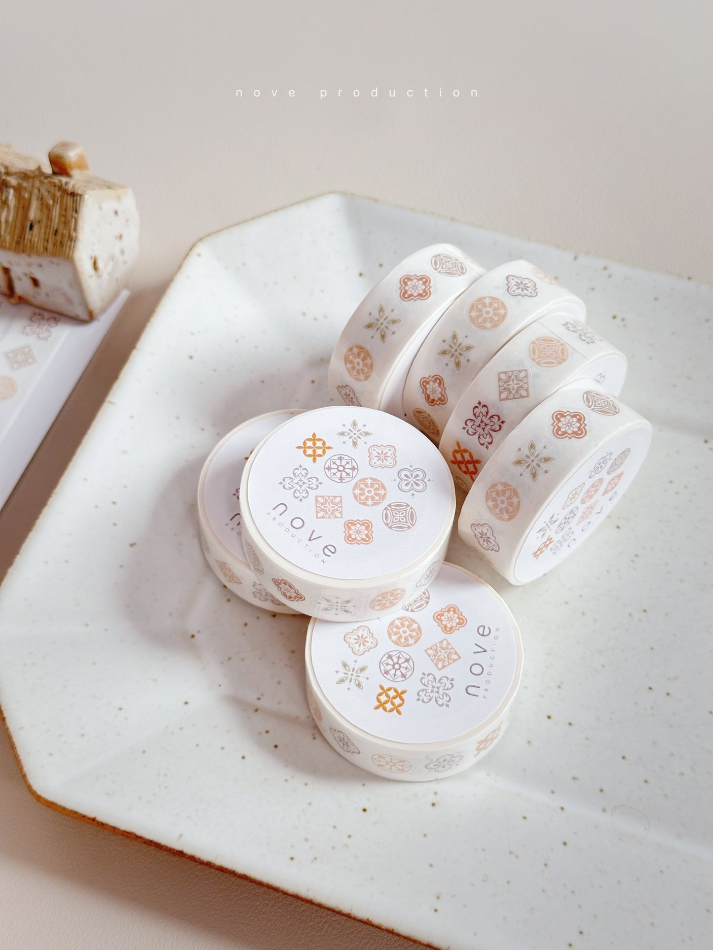 Kiss-cut Washi Tape | Tiles.01 / Tiles.02