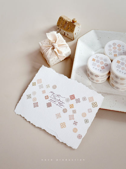 Kiss-cut Washi Tape | Tiles.01 / Tiles.02