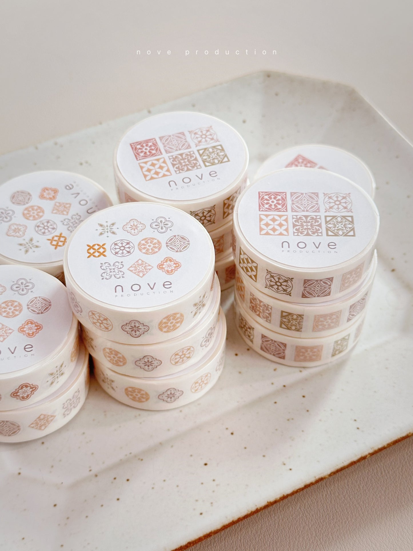 Kiss-cut Washi Tape | Tiles.01 / Tiles.02