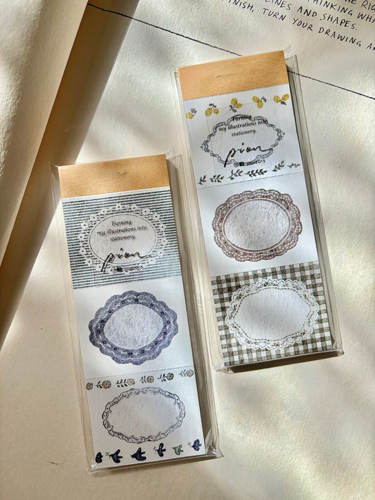 Memo Pad | Lemon, Blue