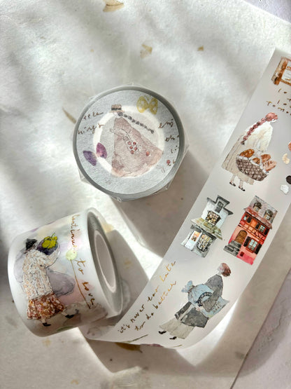 Matte PET Tape |  mini girl 1 (3.5cm)
