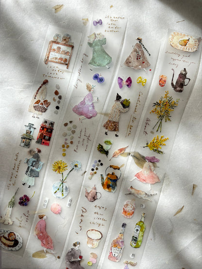 Matte PET Tape |  mini girl 1 (3.5cm)