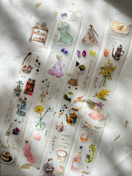 Matte PET Tape |  mini girl 1 (3.5cm)