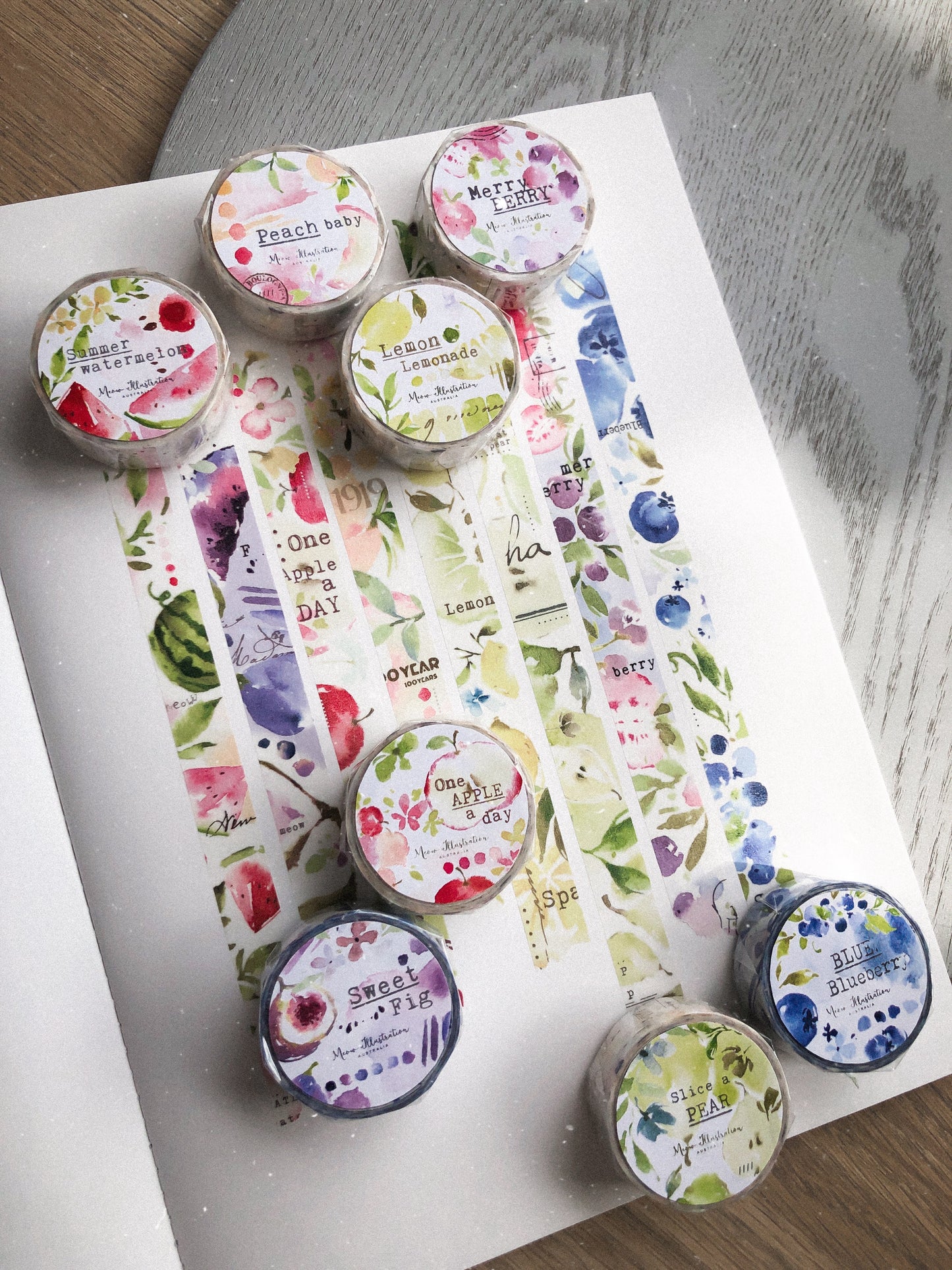 Washi Tape | Home made fruit salad (1.5cm) (with variants)