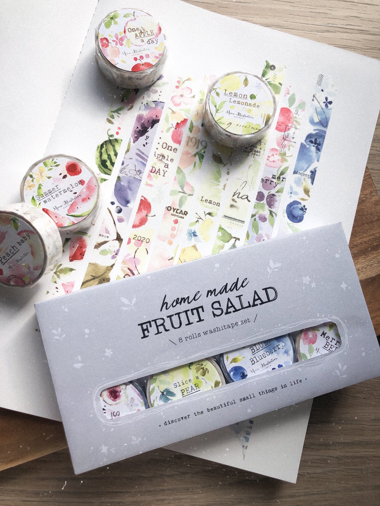 Washi Tape | Home made fruit salad (1.5cm) (with variants)