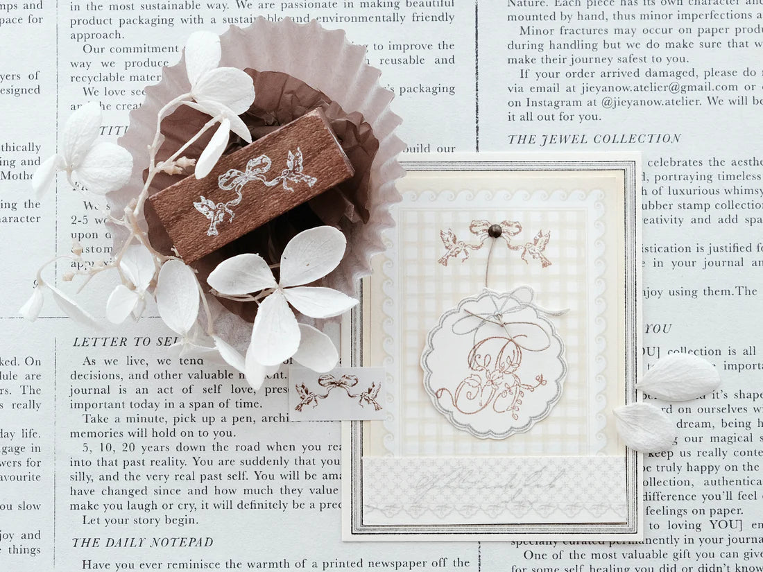 (PRE ORDER) Stamps | Bird with Ribbon