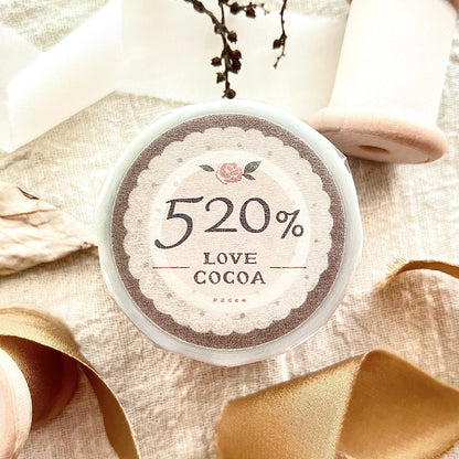 Matte PET Tape | 520% Love Cocoa (3.5cm)