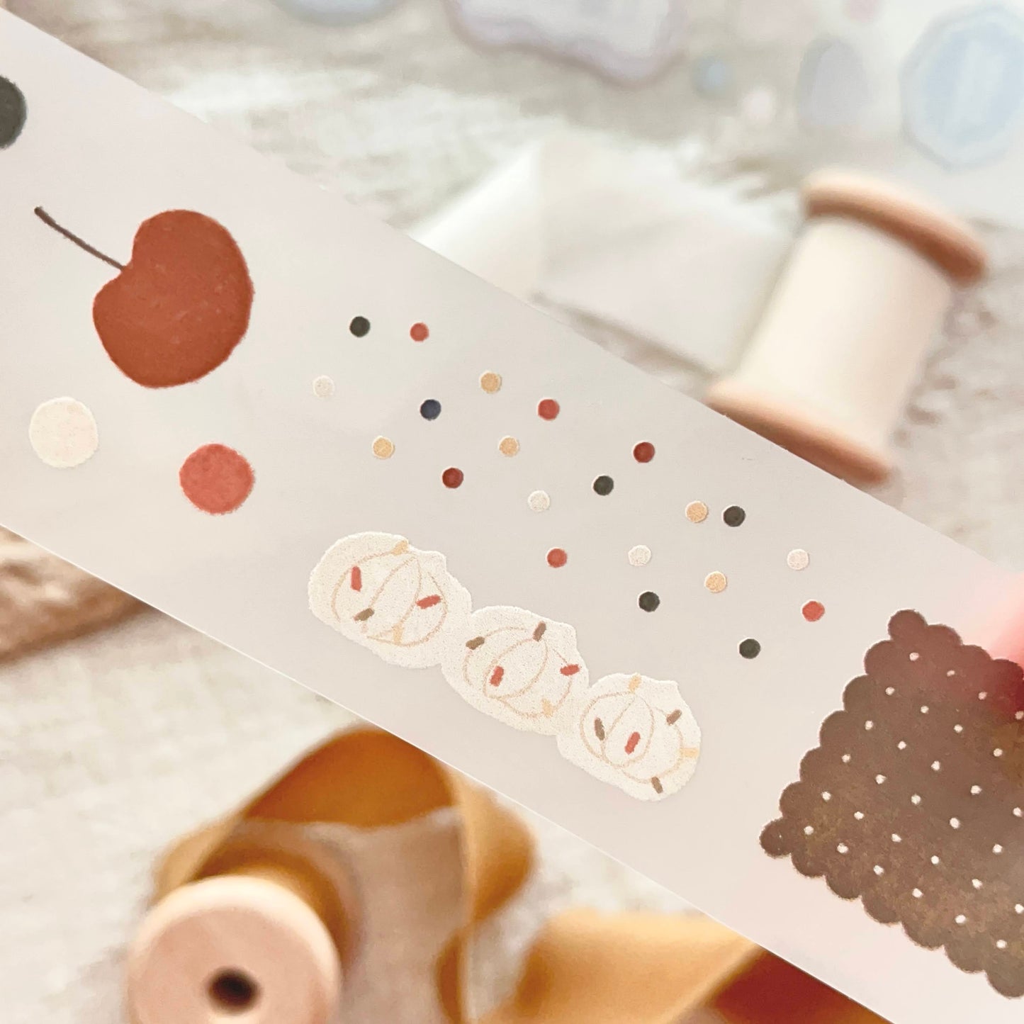 Matte PET Tape | 520% Love Cocoa (3.5cm)