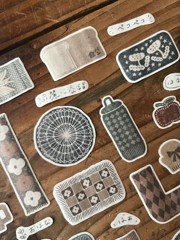 Kiss-cut Washi Tape | Fabric (5cm)