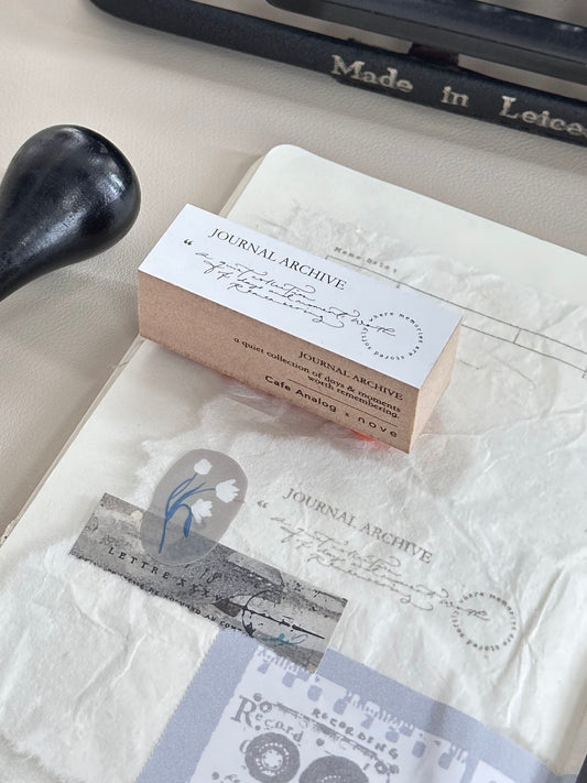 Nove Production Stamp | Journal Archive (collab: Cafe Analog)