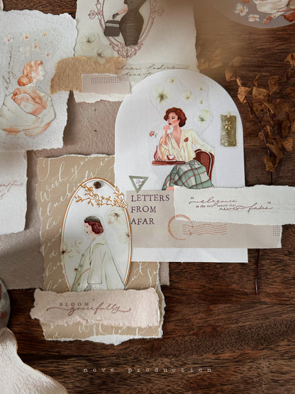 Matte PET Tape | Vintage Elegance (4.5cm)