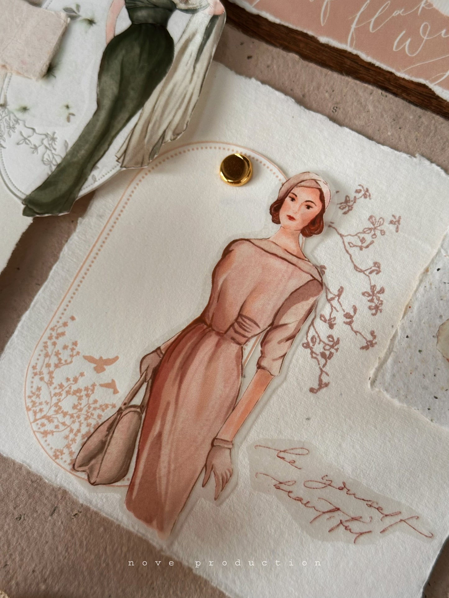 Matte PET Tape | Vintage Elegance (4.5cm)