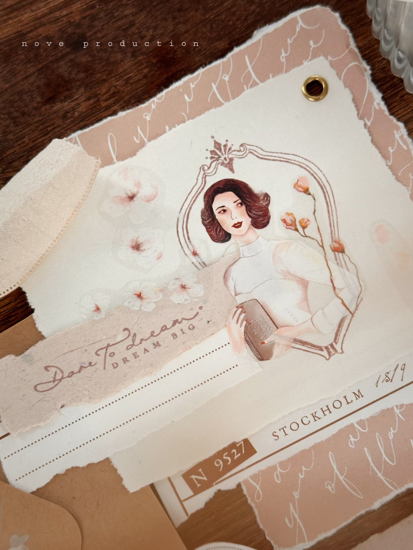 Matte PET Tape | Vintage Elegance (4.5cm)