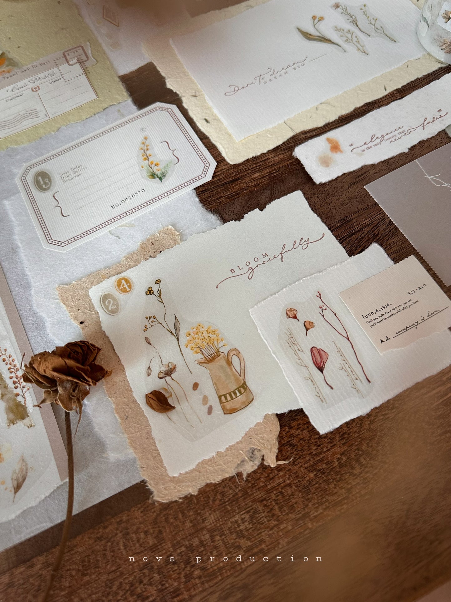 Matte PET Tape | Herbarium (4.5cm)