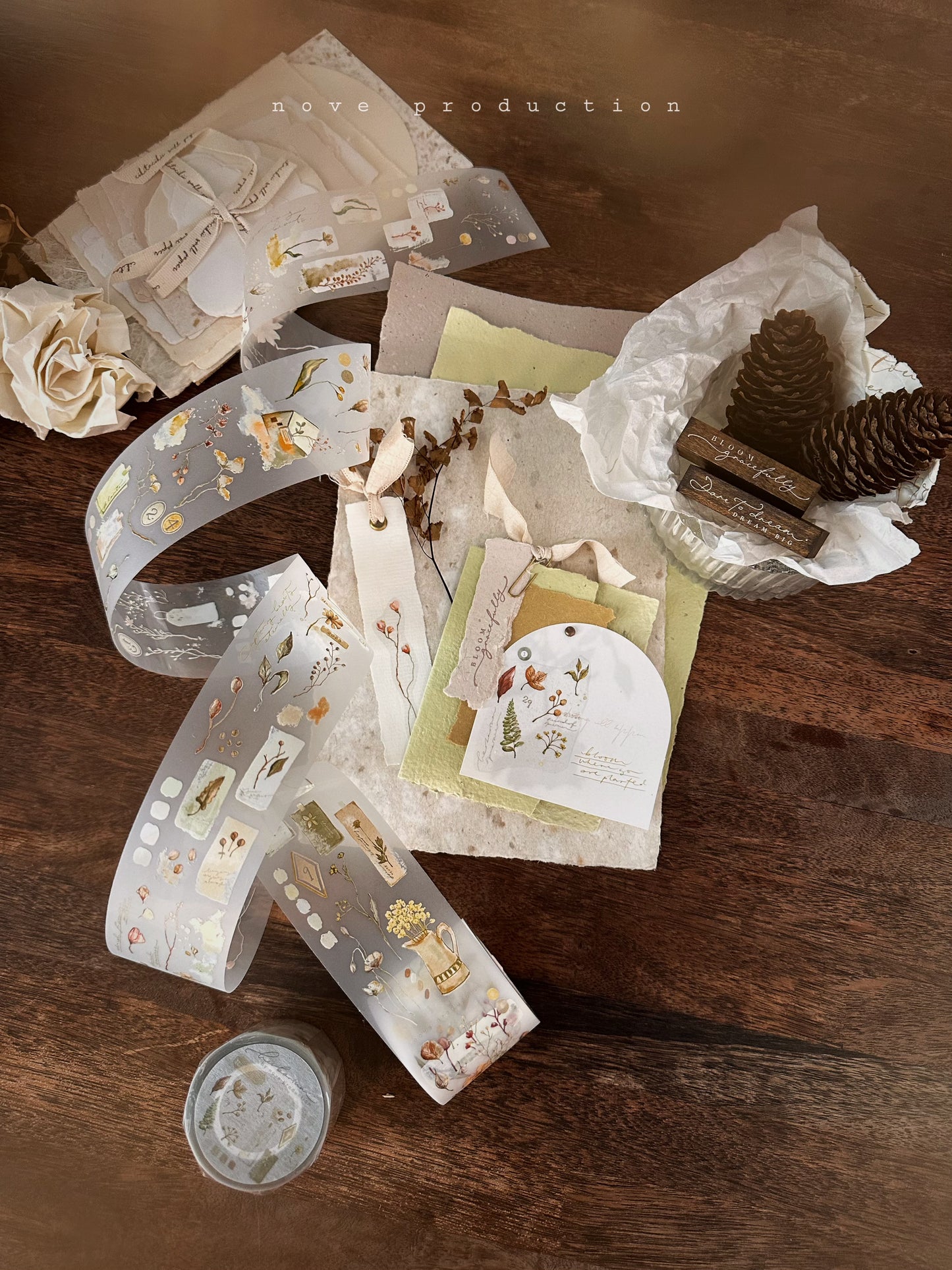 Matte PET Tape | Herbarium (4.5cm)