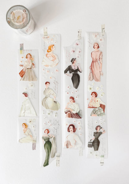 Matte PET Tape | Vintage Elegance (4.5cm)