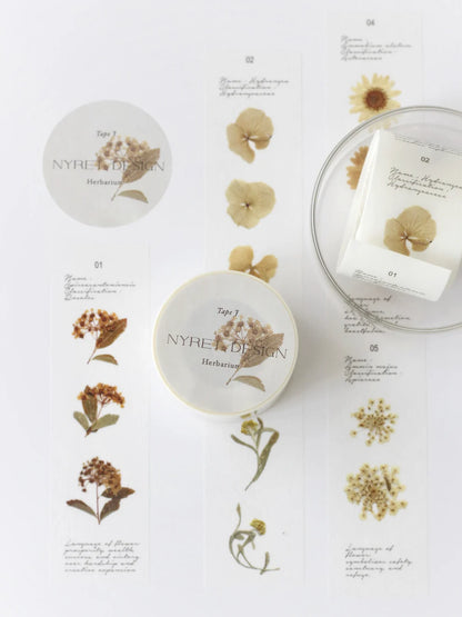 Washi Tape | Tape J - Herbarium