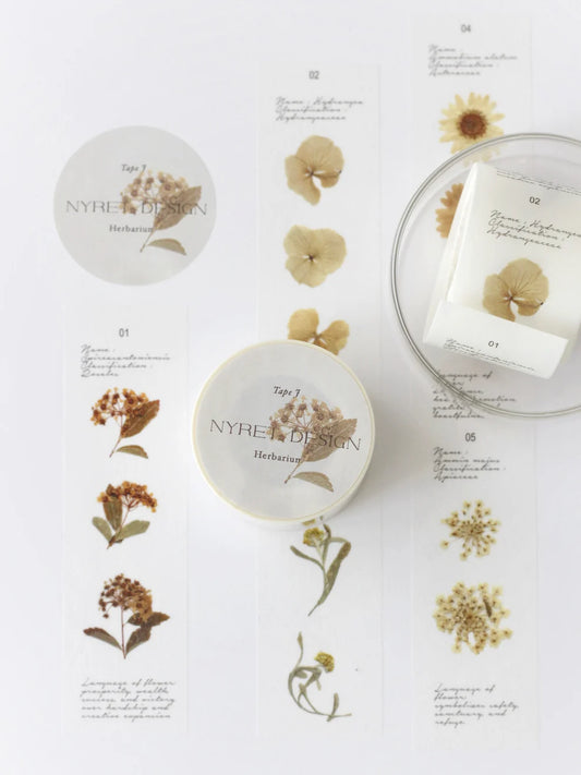 Washi Tape | Tape J - Herbarium